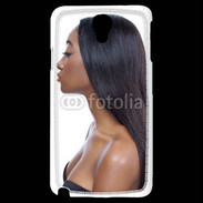Coque Samsung Galaxy Note 3 Light Femme metisse noire 2