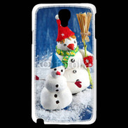 Coque Samsung Galaxy Note 3 Light Bonhommes de neige