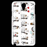 Coque Samsung Galaxy Note 3 Light Bande dessinée de mariés