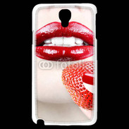 Coque Samsung Galaxy Note 3 Light Bouche sexy rouge à lèvre gloss rouge fraise