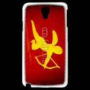 Coque Samsung Galaxy Note 3 Light Cupidon sur fond rouge