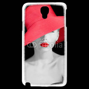 Coque Samsung Galaxy Note 3 Light Femme élégante en noire et rouge 10