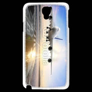 Coque Samsung Galaxy Note 3 Light Atterrissage d'un avion de ligne