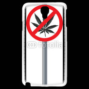 Coque Samsung Galaxy Note 3 Light Cannabis interdit