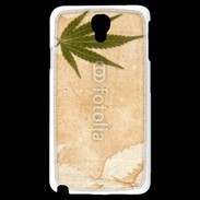 Coque Samsung Galaxy Note 3 Light Fond cannabis vintage