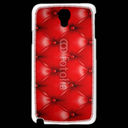 Coque Samsung Galaxy Note 3 Light Capitonnage cuir rouge