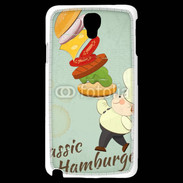 Coque Samsung Galaxy Note 3 Light Hamburger vintage