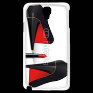 Coque Samsung Galaxy Note 3 Light Escarpins et tube de rouge à lèvres
