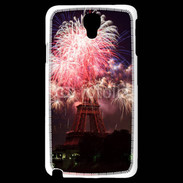 Coque Samsung Galaxy Note 3 Light Feux d'artifice Tour Eiffel