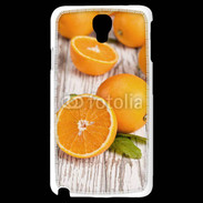 Coque Samsung Galaxy Note 3 Light Belles oranges sur fond en bois