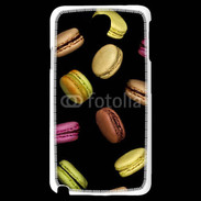 Coque Samsung Galaxy Note 3 Light Macarons sur fond noir