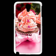 Coque Samsung Galaxy Note 3 Light Cupcake et ruban rose