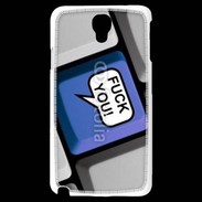 Coque Samsung Galaxy Note 3 Light Clavier humour fuck you