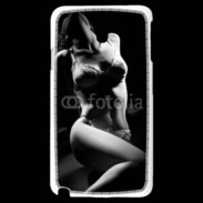 Coque Samsung Galaxy Note 3 Light Charme noir et blanc