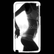 Coque Samsung Galaxy Note 3 Light Lingerie noir et blanc