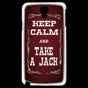 Coque Samsung Galaxy Note 3 Light Keep Calm and Take Jack Rouge