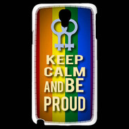 Coque Samsung Galaxy Note 3 Light Keep Calm and Be proud Women Gay