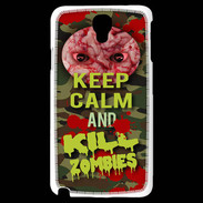 Coque Samsung Galaxy Note 3 Light Keep Calm and Kill Zombies camouflage