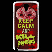 Coque Samsung Galaxy Note 3 Light Keep Calm and Kill Zombies Rouge