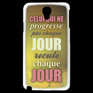 Coque Samsung Galaxy Note 3 Light Progresse de jour en jour ZG