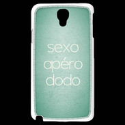 Coque Samsung Galaxy Note 3 Light Sexo Apéro Dodo vert ZG