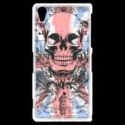 Coque Sony Xperia Z2 Tête de mort Angleterre