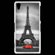 Coque Sony Xperia Z2 Vintage Tour Eiffel et 2 cv
