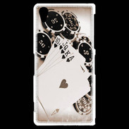 Coque Sony Xperia Z2 Vintage Poker