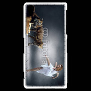 Coque Sony Xperia Z2 Danseuse avec tigre
