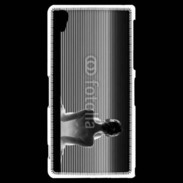 Coque Sony Xperia Z2 femme glamour noir et blanc