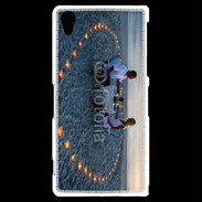Coque Sony Xperia Z2 Couple romantique devant la mer