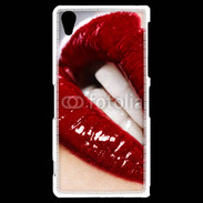 Coque Sony Xperia Z2 Bouche fatale rouge