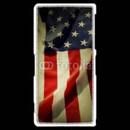 Coque Sony Xperia Z2 Vintage drapeau USA