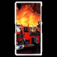 Coque Sony Xperia Z2 Intervention des pompiers incendie