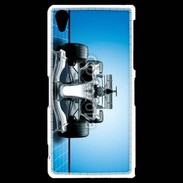 Coque Sony Xperia Z2 Formule 1 sur fond bleu