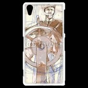 Coque Sony Xperia Z2 Illustration d'un capitaine de bateau