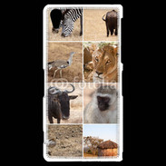 Coque Sony Xperia Z2 Les animaux de la savane