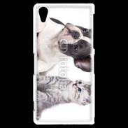 Coque Sony Xperia Z2 Duo chien et chat