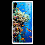 Coque Sony Xperia Z2 Poisson et corail