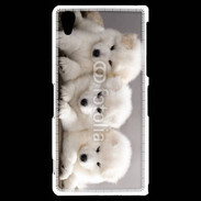 Coque Sony Xperia Z2 Chiot japonais blanc