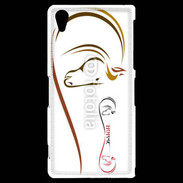 Coque Sony Xperia Z2 Illustration cheval 5