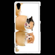 Coque Sony Xperia Z2 Chaton dans des coquilles d'oeuf