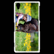 Coque Sony Xperia Z2 Enfant et cheval
