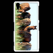 Coque Sony Xperia Z2 Groupe de chevaux