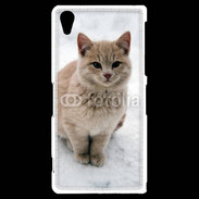 Coque Sony Xperia Z2 Chat dans la neige