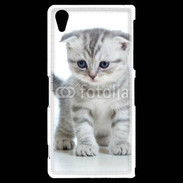 Coque Sony Xperia Z2 Chaton gris en balade
