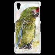 Coque Sony Xperia Z2 Perroquet en aquarelle