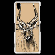 Coque Sony Xperia Z2 Antilope mâle en dessin