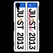 Coque Sony Xperia Z2 Plaque Just maried