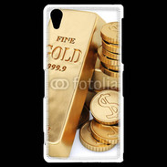 Coque Sony Xperia Z2 Lingot et pièces d'or
